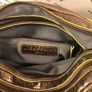 Liebeskind Berlin Bronze Patent Leather Handbag